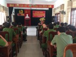 Công an huyện Triệu Phong: Phát động học tập gương dũng cảm của CBCS Công an hi sinh tại Đồng Tâm