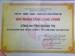 Thư cảm ơn ghi nhận tấm lòng vàng của Công an tỉnh Quảng Trị