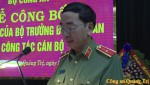 Thiếu tướng Trần Quốc Tỏ - Thứ trưởng Bộ Công an phát biểu tại hội nghị