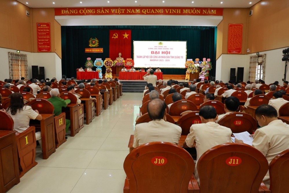Đại hội thành lập Hội Cựu CAND tỉnh Quảng Trị nhiệm kỳ 2023-2028